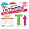 Trend Enterprises Colorful Patterns 4" Playful Uppercase/Lowercase Combo Pack Ready Letters®